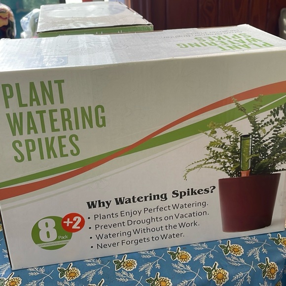 B SEPOR Ceramic Plant Waterer Set of 10 Pack Terracotta Self Watering Spikes-NEW - Picture 7 of 10